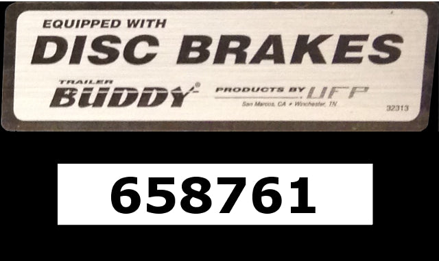 DECAL-DISC BRAKE UFP