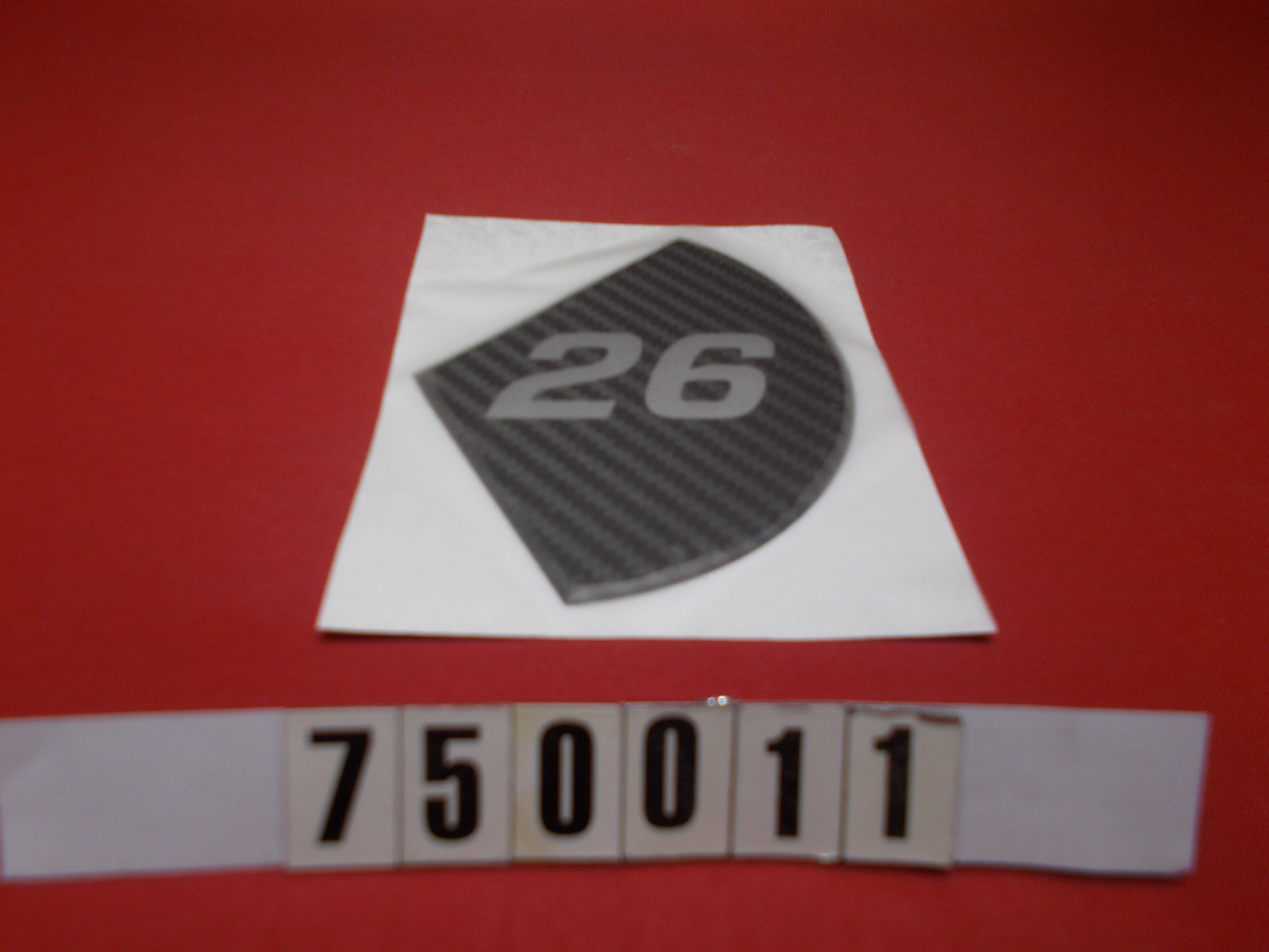 DECAL - DESIGNATOR X26 '19
