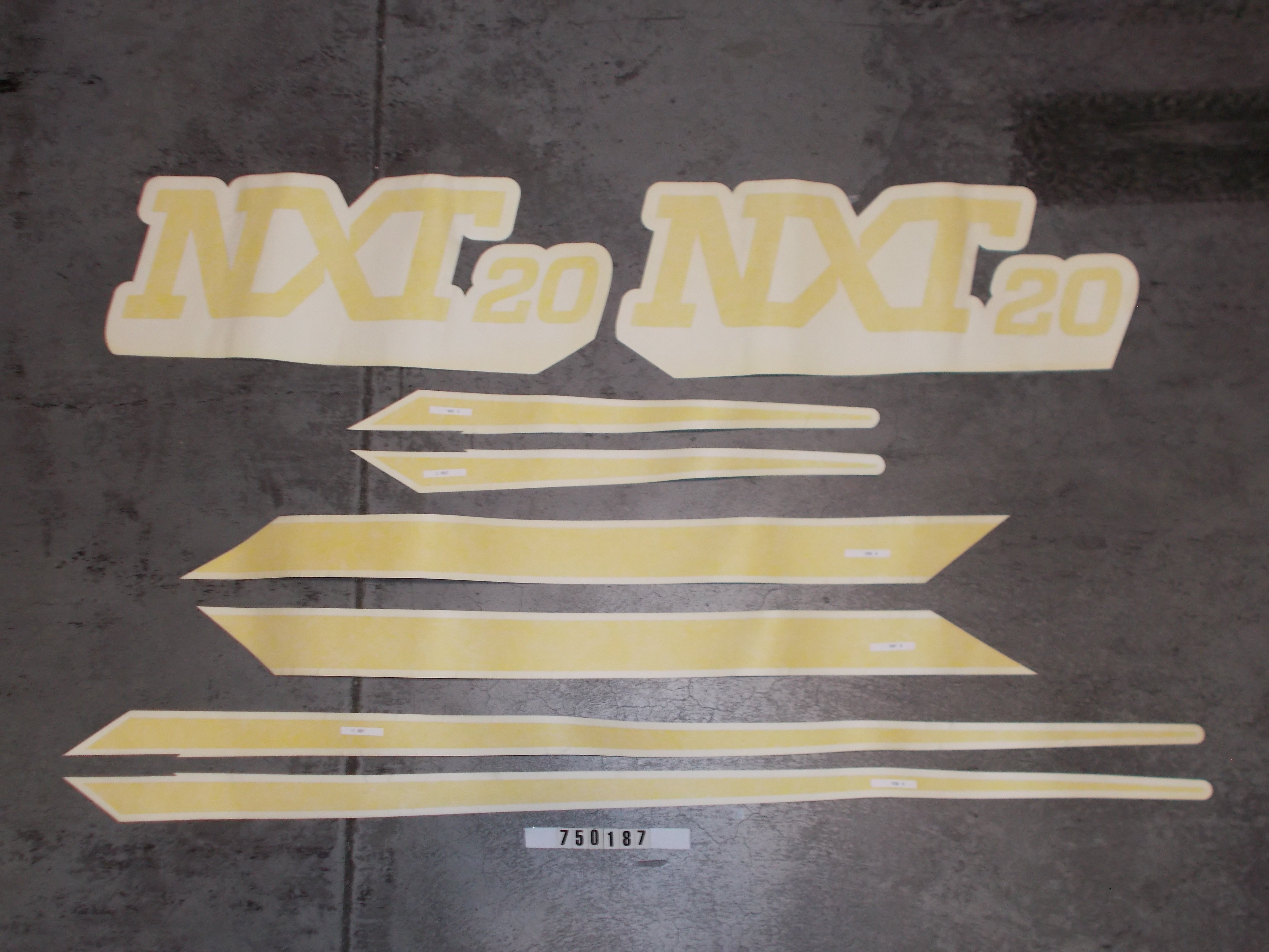 DECAL KIT- YELLOW NXT20 '15