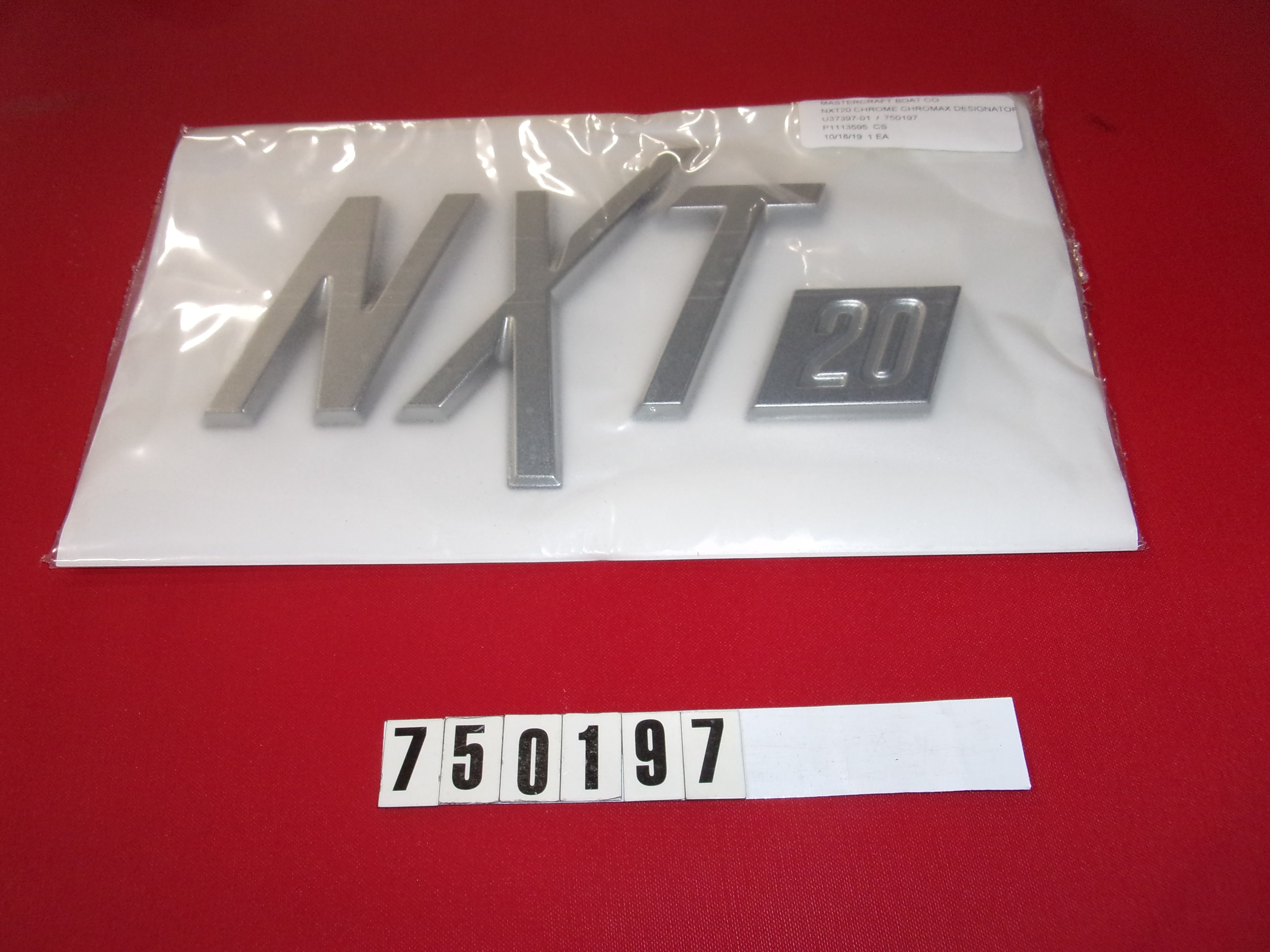 DECAL-NXT20 DESIGNATOR CHROME '20