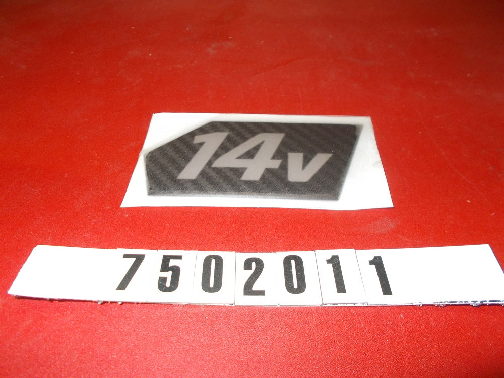 DECAL-X14V DESIGNATOR '14