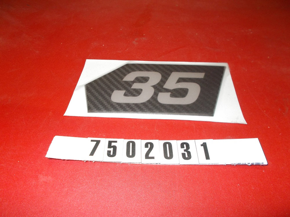DECAL-X35 DESIGNATOR '14
