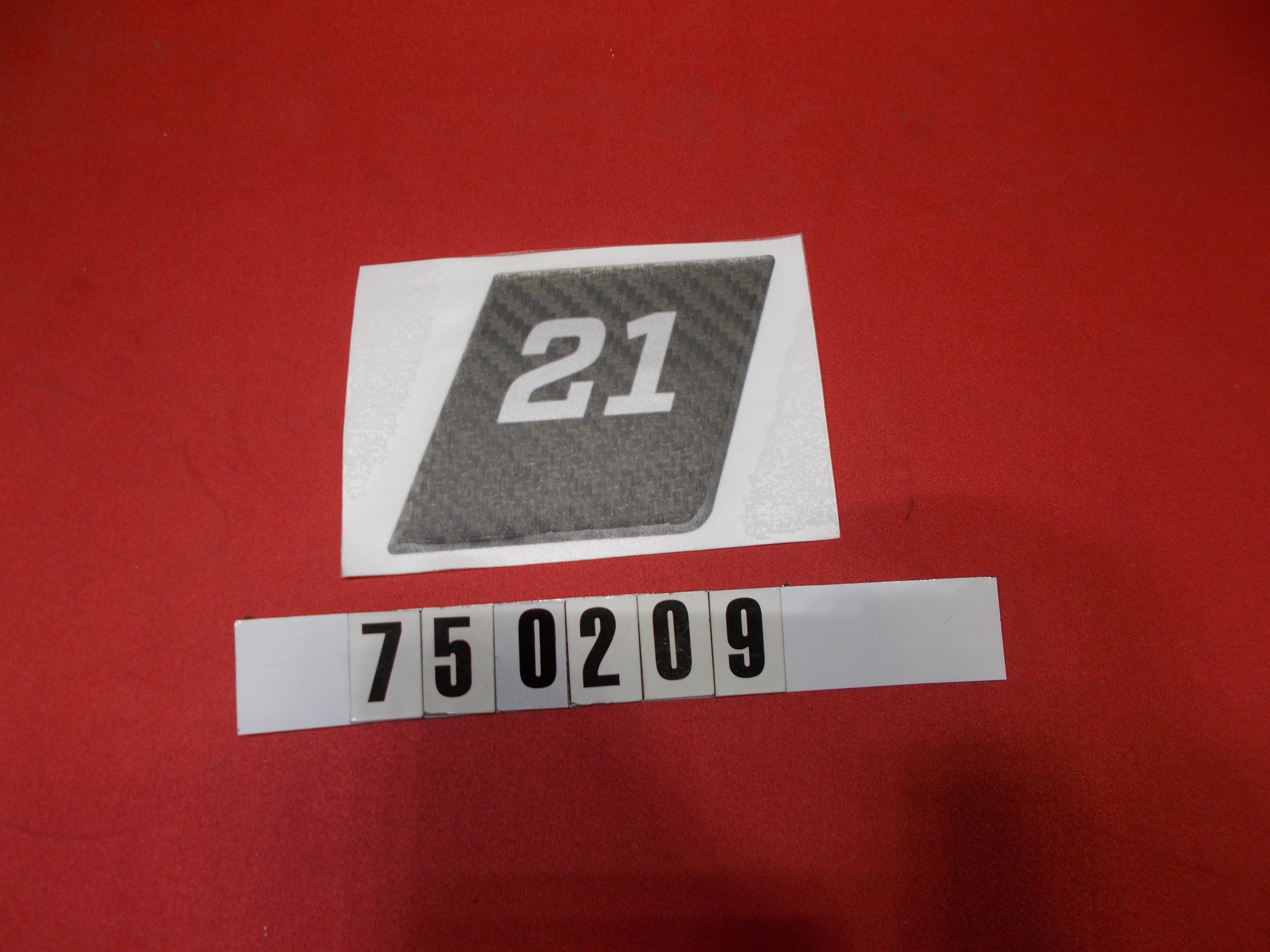 DECAL-DESIGNATOR XT21 '17