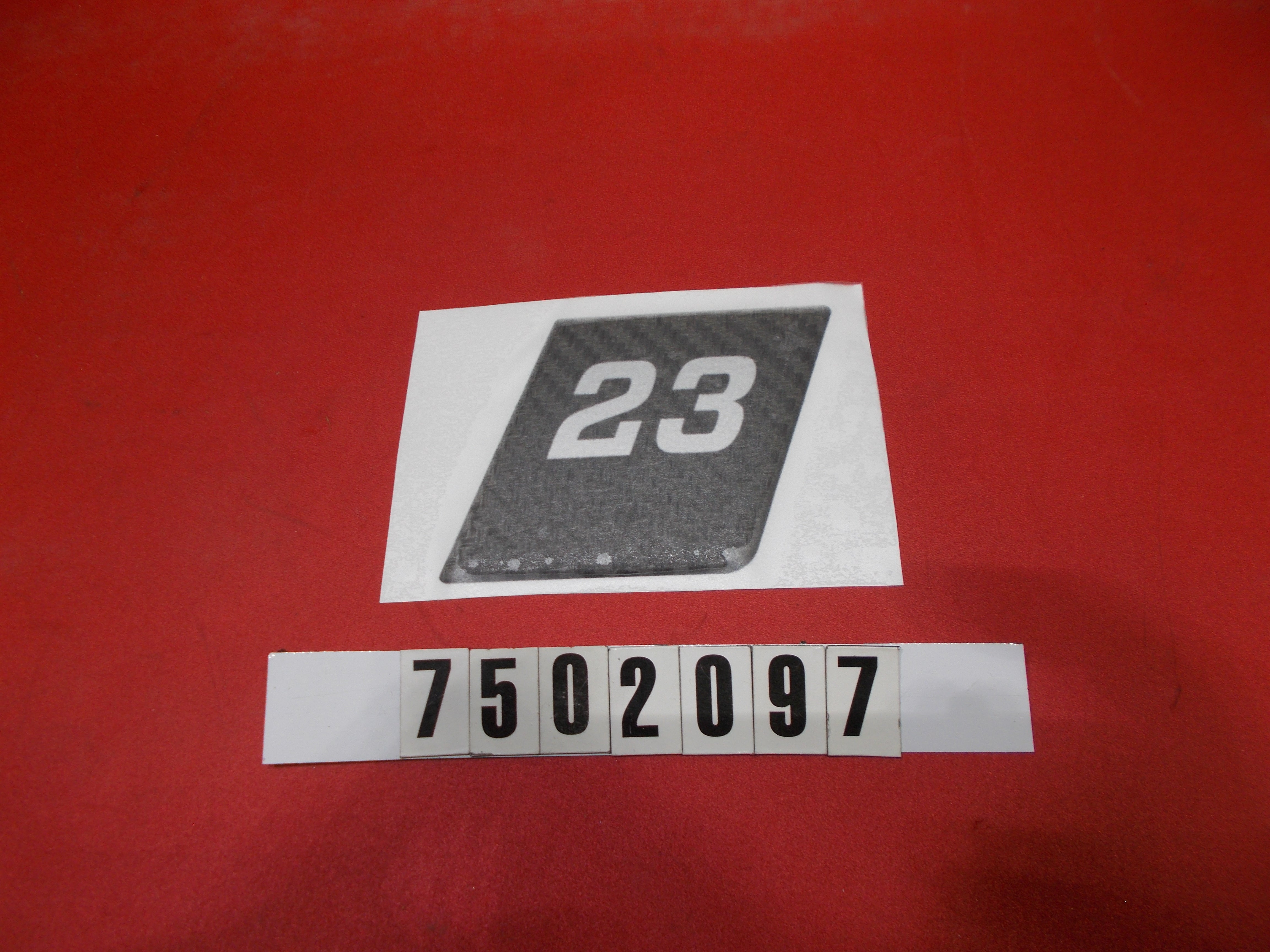 DECAL-DESIGNATOR XT23 '17