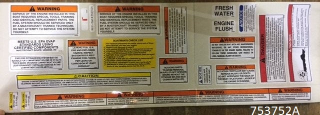 LABEL KIT-COMPLETE 2/10/25/214V/14V/PS REV A'14