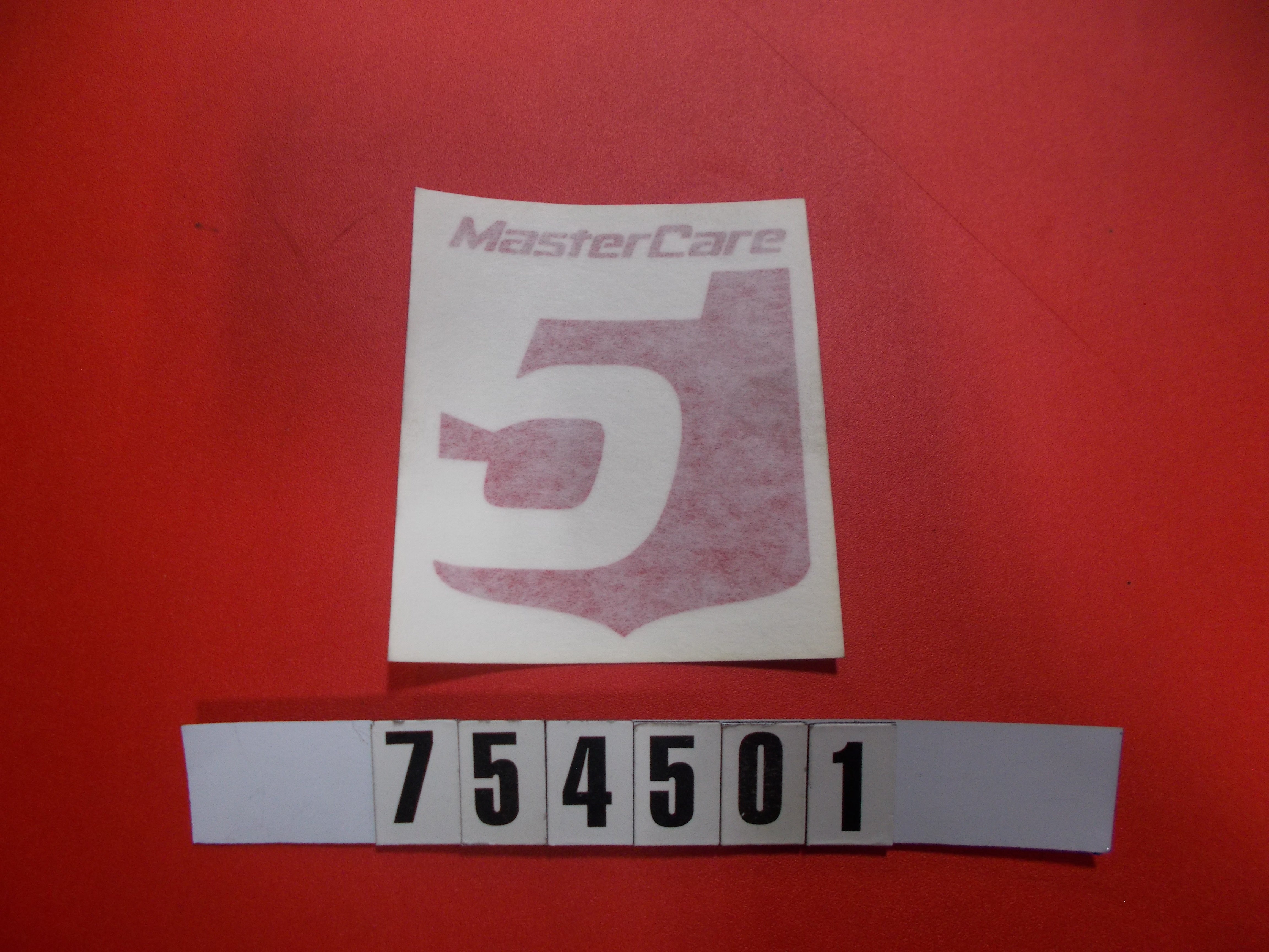 DECAL-MASTERCARE '14