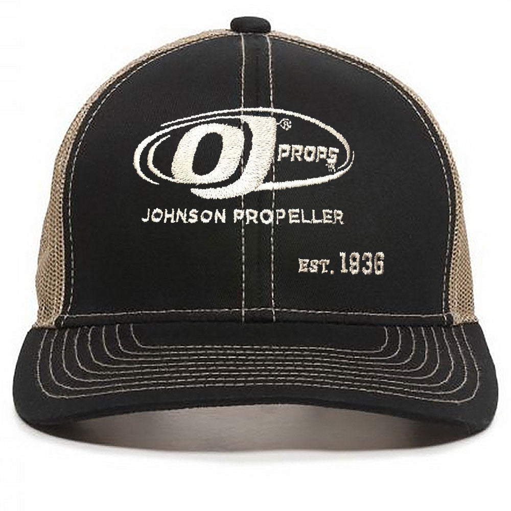 OJ Props Logo Cap | Black/Tan