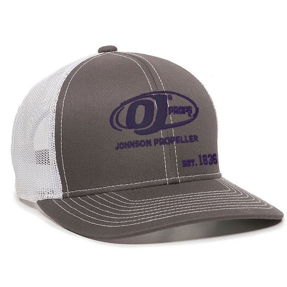 OJ Props Logo Cap | Grey/White