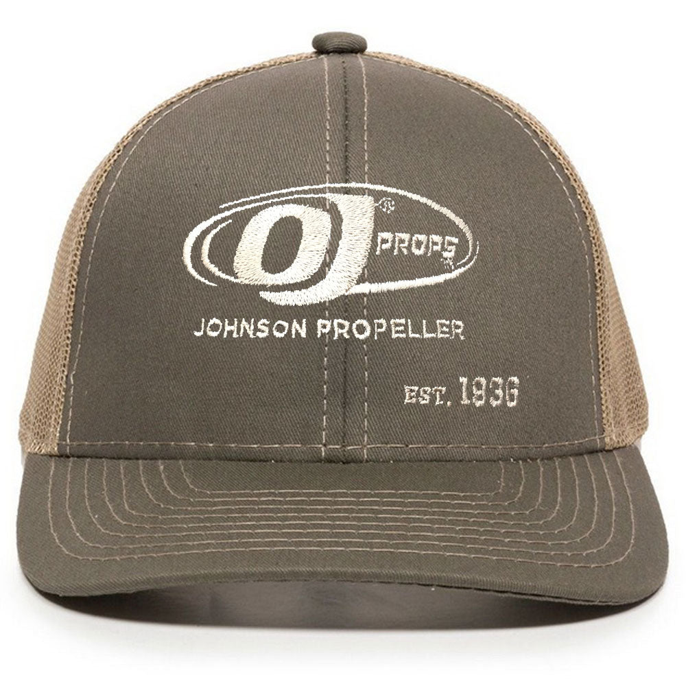 OJ Props Logo Cap | Olive/Tan