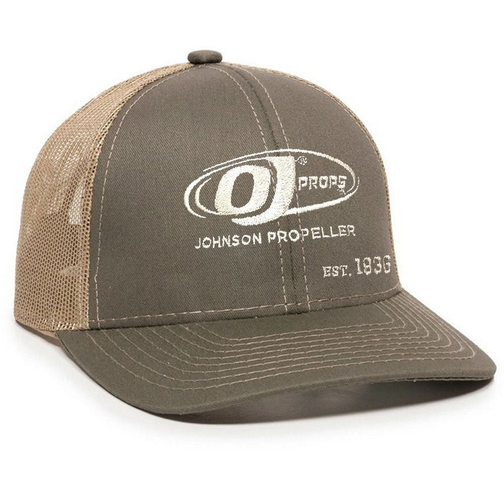 OJ Props Logo Cap | Olive/Tan